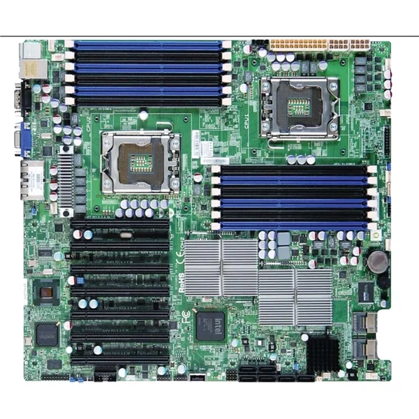 Supermicro X8DTH-6F-O | X8DTH-6F Socket LGA1366 Intel 5520 Chipset Eatx System Board (Motherboard) Supports 2X Xeon 5600/5500 Series DDR3 12X Dimm-image