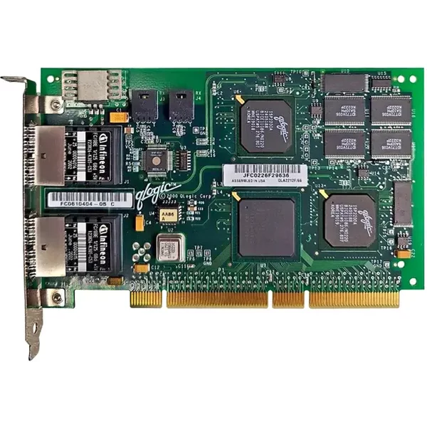 Qlogic QLA2212F | 64-Bit Optical Dual Channel 66Mhz Pci Fibre Channel Host Bus Adapter (Hba)-image