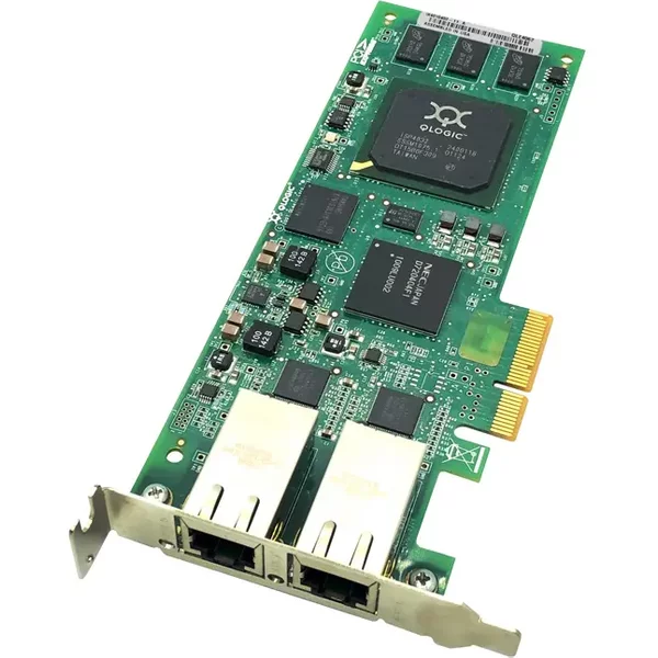 Qlogic QLE4062CR | Dual-Ports RJ-45 Copper 1Gb/S Gigabit Ethernet Iscsi Pci Express Host Bus Network Adapter-image