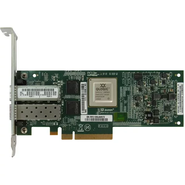 Qlogic QLE8152-SR | 8100 2-Ports 10Gbase-X Sfp+ Pci-Express Fibre Channel Cna Adapter-image