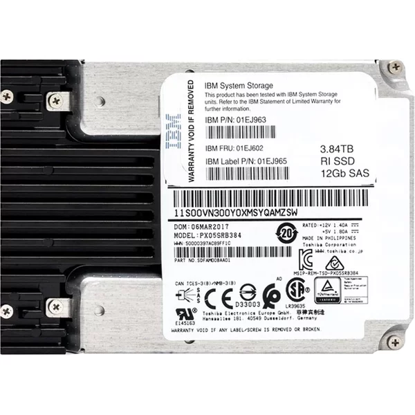 IBM 01EJ602 | 3.84TB SAS 12Gb/s Read Intensive 2.5-Inch Solid State Drive With Tray