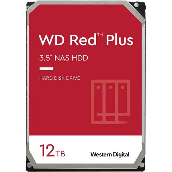 Western Digital WD120EFGX | Red Plus 12TB 7200RPM Sata 6Gb/S 512MB Cache 3.5-Inch NAS Internal Hard Drive-image