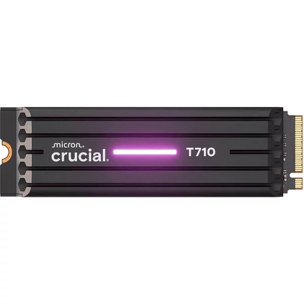 Crucial CT4000T710SSD5 | T710 4TB Pcie Gen5 Nvme 2280 M.2 Solid State Drive With Heatsink-image