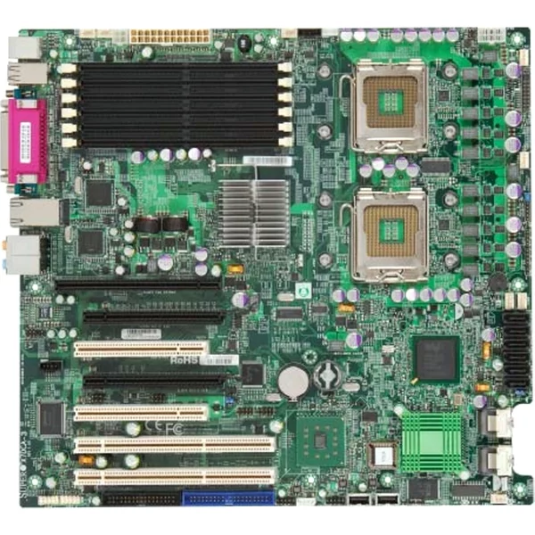 Supermicro MBD-X7DCA-3-B | X7DCA-3 Socket LGA771 Intel 5100 Chipset Eatx System Board (Motherboard) Supports 2X Xeon 5400/5300/5200/5100 Series DDR2 6X Dimm-image