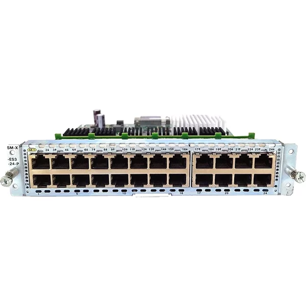 Cisco SM-X-ES3-24-P | SM-X Etherswitch 24-Ports RJ-45 10/100/1000Base-T Poe+ Service Module-image