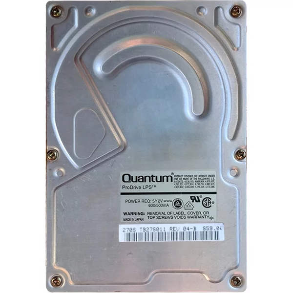 Quantum TB27S011 | Prodrive LPS 270MB 4500RPM Scsi 50-Pin 128KB Cache 3.5-Inch Internal Hard Drive-image