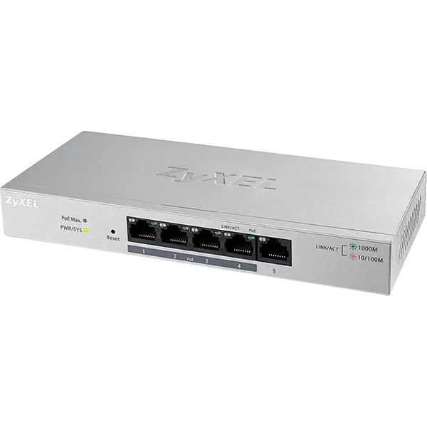 Zyxel GS1200-5HP | 5-Ports Gigabit Ethernet Web-Managed Poe Switch-image