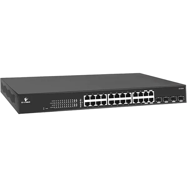 Etherwan EX19244 | Smart 24-Ports Gigabit Ethernet Poe Managed Network Switch-image