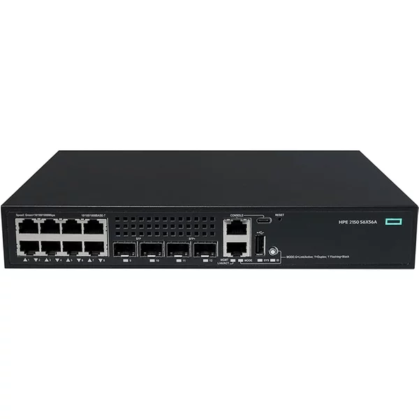 HP S6X56A | Networking CW 2150 8-Ports Gigabit Ethernet 2P SFP 1G 2P Sfp+ 1G/10G Switch-image