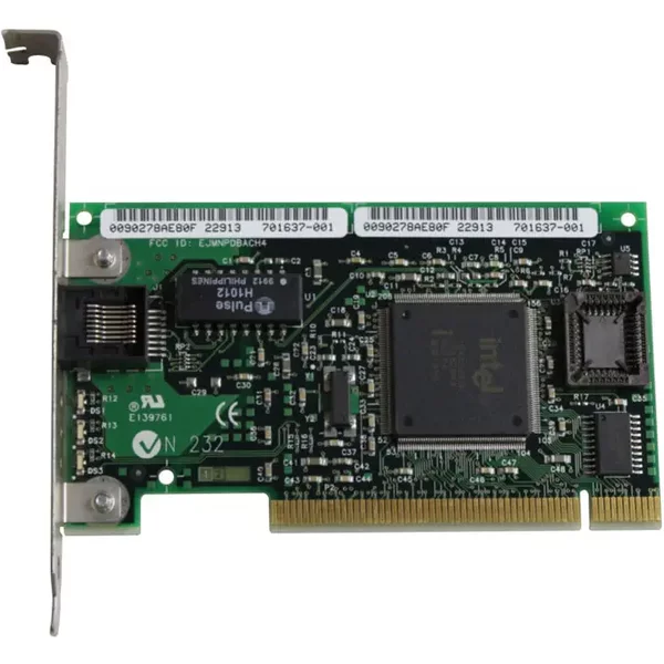 Hp 701637-001 | 1-Port RJ-45 100Mb/S 10/100Base-Tx Ethernet Pci Network Adapter Card-image