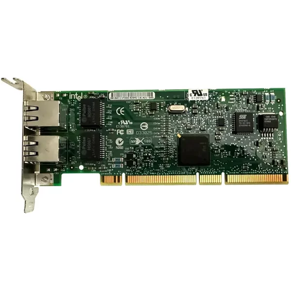 Intel C41421-005 | PRO/1000 Mt Dual-Ports RJ-45 1Gb/S 10Base-T/100Base-Tx/1000Base-T Gigabit Ethernet PCI-X Server Network Adapter-image