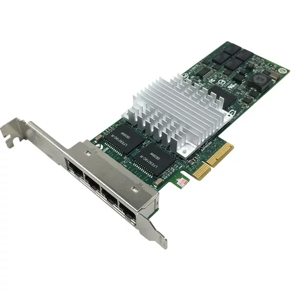 Intel D90197-004 | PRO/1000 Pt 4 X Ports RJ-45 1Gb/S 10/100/1000Base-T Gigabit Ethernet Pci Express X4 Server Network Adapter Card-image
