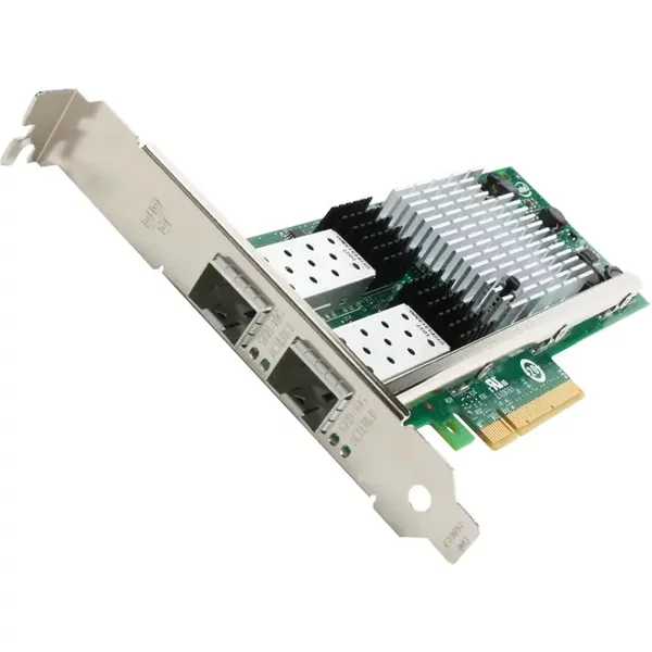Intel E10G42AFDA | 2-Ports RJ-45 10Gb/S 10Gbase-T Pci Express 2.0 X8 Gigabit Ethernet Converged Server Network Adapter Card-image