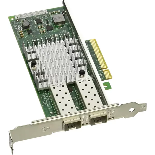 Intel E68793-006 | X520-DA2 2-Ports RJ-45 10Gb/S 10Gbase-T Pci Express 2.0 X8 Gigabit Ethernet Converged Server Network Adapter Card-image