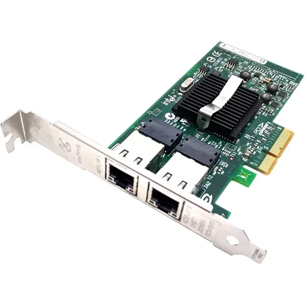 Intel EXP19402PT | PRO/1000 Pt 2-Ports 1Gb/S 1000Base-T Pci Express X4 Server Network Adapter Card-image