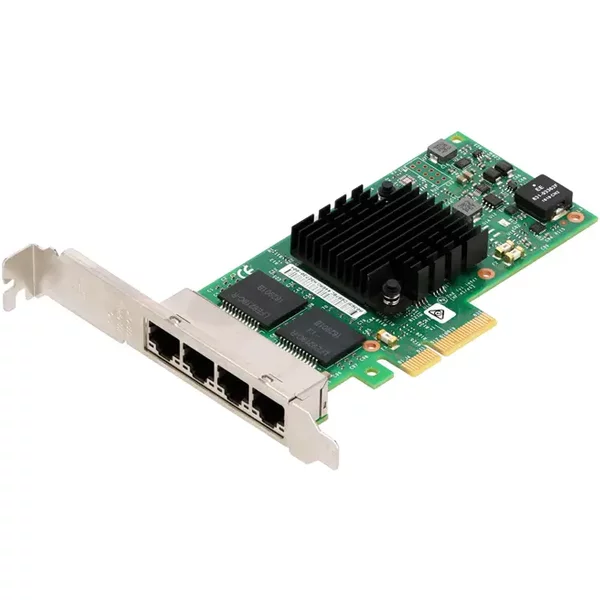 Intel G15139-002 | I350-T4 4 X Ports 1000Base-T Pci Express 2.1 X4 Low Profile Ethernet Server Network Adapter Card-image