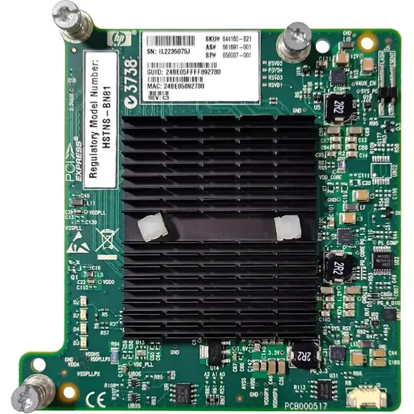 Hp HSTNS-BN81 | Infiniband Fdr Dual-Ports Qsfp 56Gb/S Gigabit Ethernet Pci Express 3.0 X8 Network Adapter-image