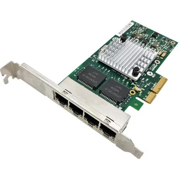 Intel I340T4 | Quad-Ports RJ-45 1Gb/S 10Base-T/100Base-Tx/1000Base-T Gigabit Ethernet Pci Express 2.0 X4 Server Network Adapter-image