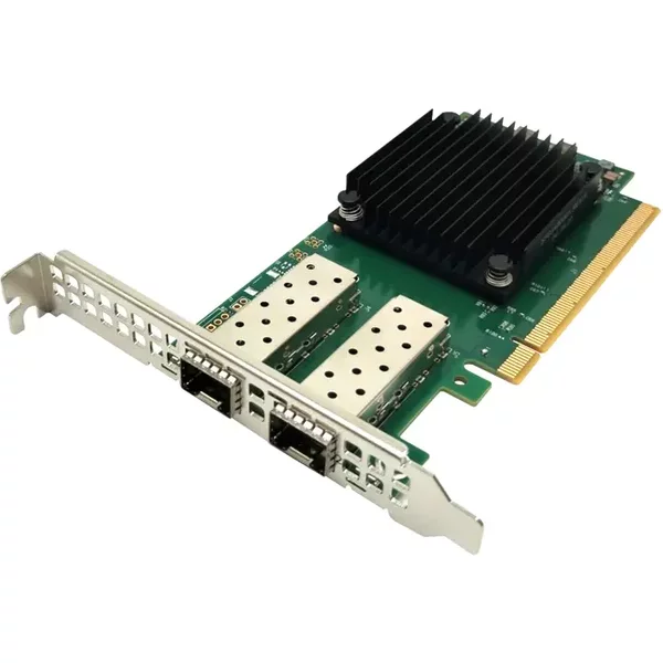 Nvidia Mellanox MCX621102AC-ADAT | Connectx-6 Dx En Dual Port 25Gb/S SFP28 Pci Express 4.0 X8 Tall Bracket Crypto Enabled Secure Boot Enabled Network Adapter Card-image