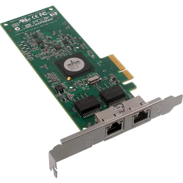 Hp NC382TT | Dual-Ports RJ-45 1Gb/S 1000Base-T Gigabit Ethernet Pci Express X4 Multifunction Server Network Adapter-image