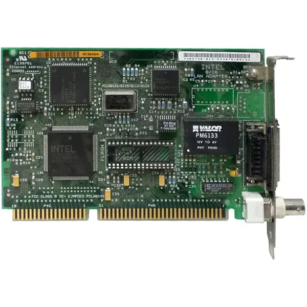 Intel PCLA8110B | Etherexpress Single-Port RJ-45 10Mbps 10Base-2/10Base-T Isa 16 Combo Network Adapter-image