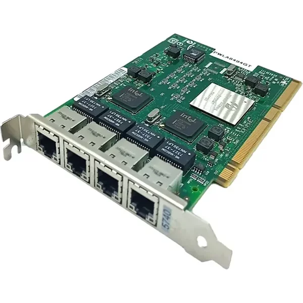 Intel PWLA8494GTG1P20 | PRO/1000 Gt 4 X Ports 1Gb/S 10/100/1000Base-T PCI-X Gigabit Ethernet Server Network Adapter Card-image