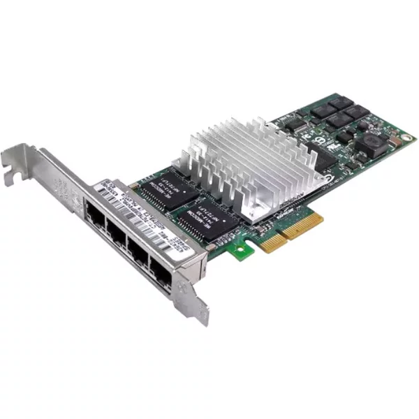 Hp 436431-001 | Quad-Ports RJ-45 1Gb/S 10Base-T/100Base-Tx/1000Base-T Gigabit Ethernet Pci Express X4 Low Profile Server Network Adapter-image