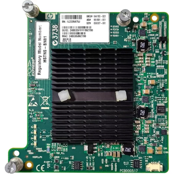 Hp 644160-B21 | Infiniband Fdr Dual-Ports Qsfp 56Gb/S Gigabit Ethernet Pci Express 3.0 X8 Network Adapter-image