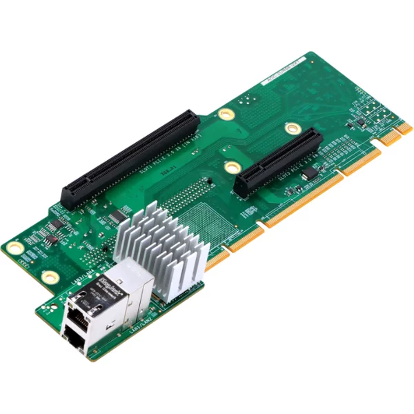 Supermicro Aoc-2Ur68-I2Xt | 2-Ports 10Gbase-T RJ45 Pci Express 2U Ultra Riser Card-image