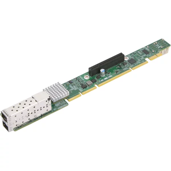 Supermicro Aoc-Urn2-I2Xs | 2-Ports 10Gbe Sfp+ Pci Express 3.0 X8 1U Ultra Riser Card-image