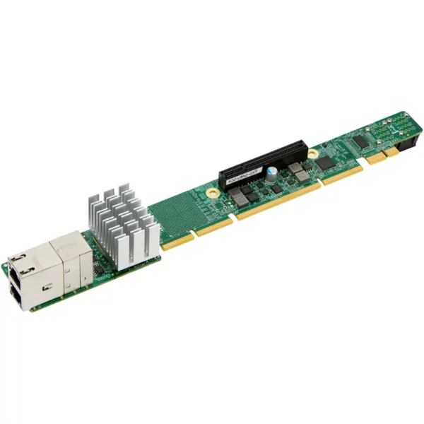 Supermicro Aoc-Urn2-I2Xt | 2-Ports 10Gbe RJ45 Pci Express 3.0 X8 1U Ultra Riser Card-image