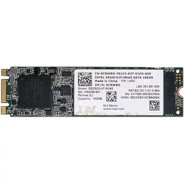 Dell Crwrd | 180GB Multi-Level Cell Sata 6Gb/S M.2 2280 Solid State Drive-image