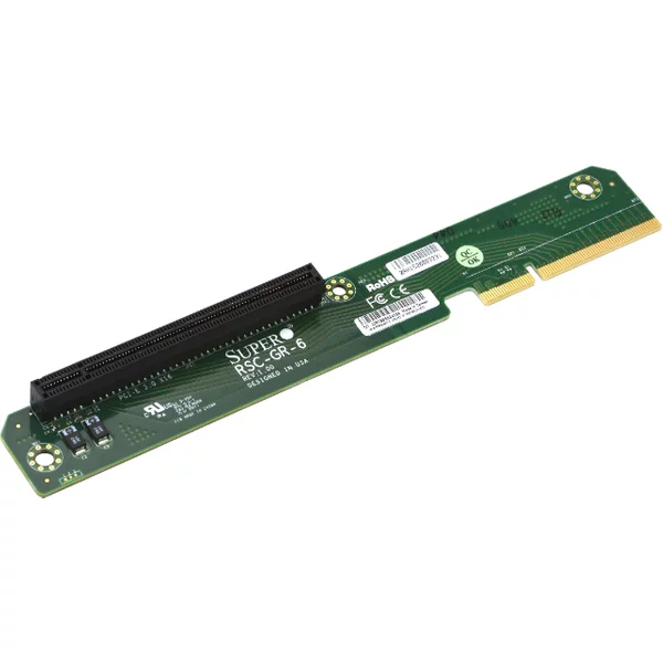 Supermicro RSC-GR-6 | 1U Passive Gen2 Gen3 Pcie X16 Riser Card-image