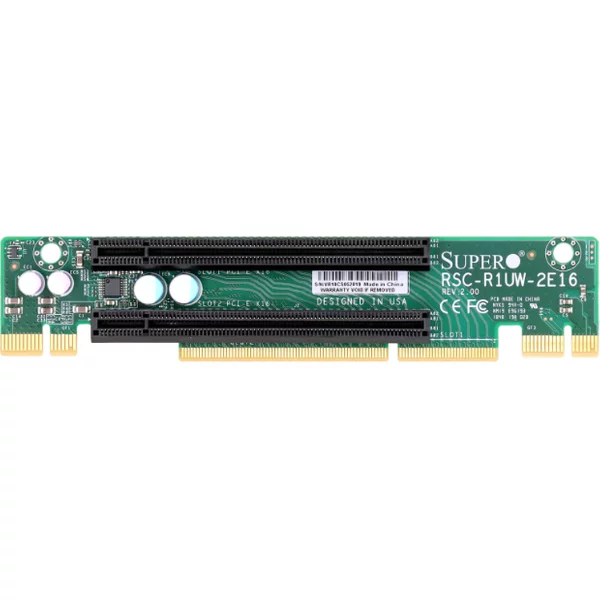 Supermicro RSC-R1UW-2E16 | 2 X Slots Pci Express 3.0 X16 2U Riser Card-image
