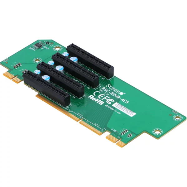 Supermicro RSC-R2UW-4E8 | 2U Left Wio 4X Pcie X8 Riser-image
