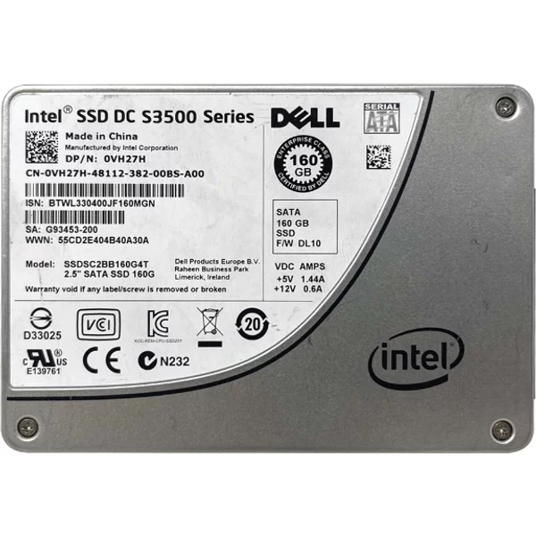 Intel SSDSC2BB160G4T | Dc S3500 160GB Multi-Level Cell Sata 6Gb/S 2.5-Inch Solid State Drive-image