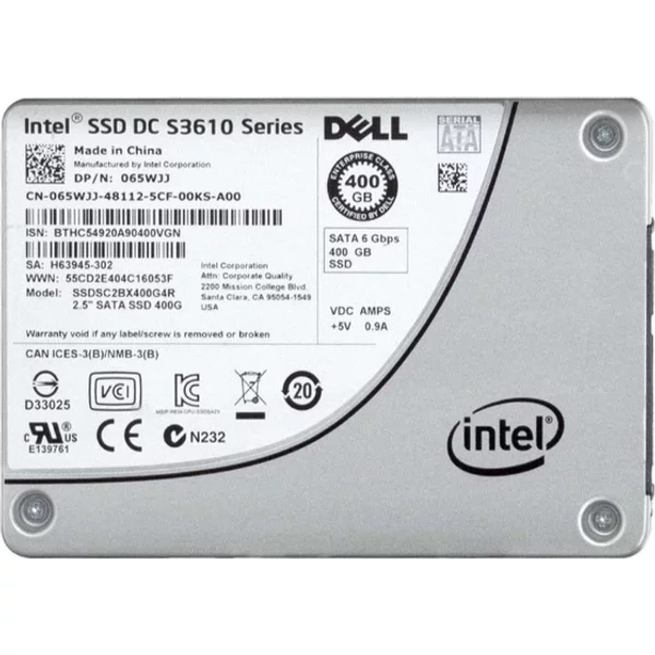 Intel SSDSC2BX400G4R | Dc S3610 400GB Multi-Level Cell Sata 6Gb/S 2.5-Inch Solid State Drive-image