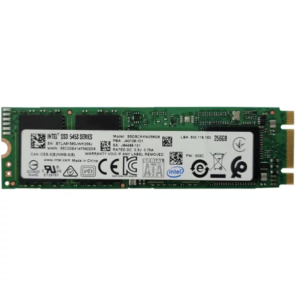 Intel SSDSCKKW256G8 | 545S Series 256GB Tlc Sata 6Gb/S AES-256 M.2 2280 Internal Solid State Drive-image