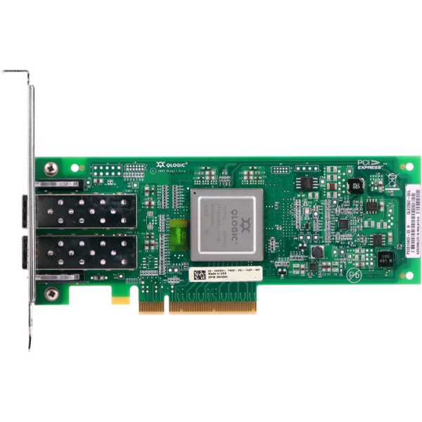 Dell 0KV00H | QLE2562 Dual Port Fibre Channel 8Gb/S Pci Express Full Height Host Bus Adapter-image