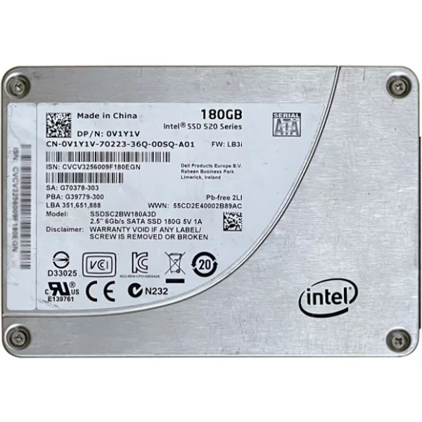 Dell 0V1Y1V | 180GB Multi-Level Cell Sata 6Gb/S 2.5-Inch Solid State Drive-image