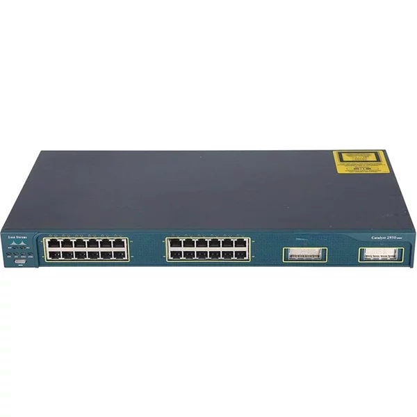 Cisco WS-C2950G-24-EI-DC= | Catalyst 2950G 24 Dc Switch With 24-Ports 10/100 Ports 2 Gbic Ports And Dc Power-image
