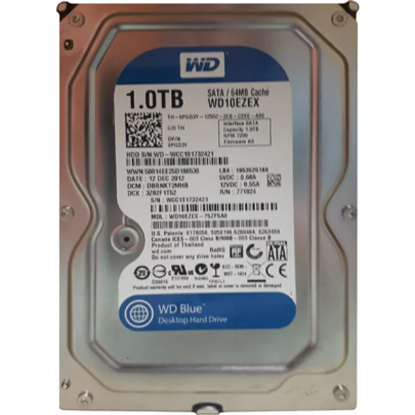 Dell PGD3Y | 1TB 7200RPM Sata 6Gb/S Hot-Pluggable 64MB Cache (512N) 7-Pin 3.5-Inch Hard Drive For Poweredge Servers-image