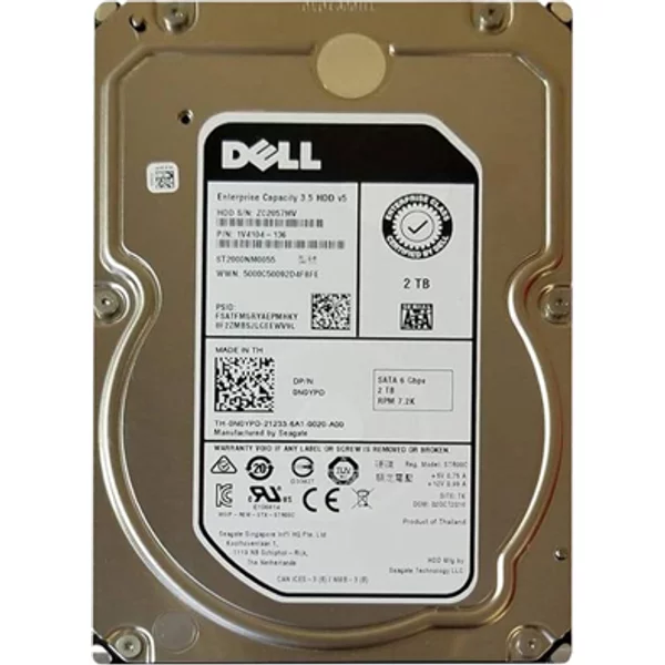 Seagate ST2000NM0055 | Enterprise Capacity V.5 2TB 7200RPM Sata 6Gb/S 128MB Cache (512N) 3.5-Inch Hard Drive-image