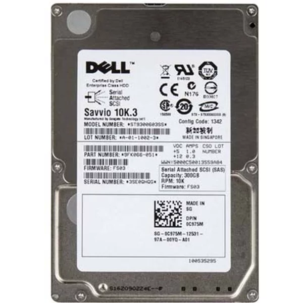 Seagate ST9300603SS | Savvio 10K.3 Series 300GB 10000RPM SAS 6Gb/S 16MB Cache (Sed) 2.5-Inch Hard Drive-image