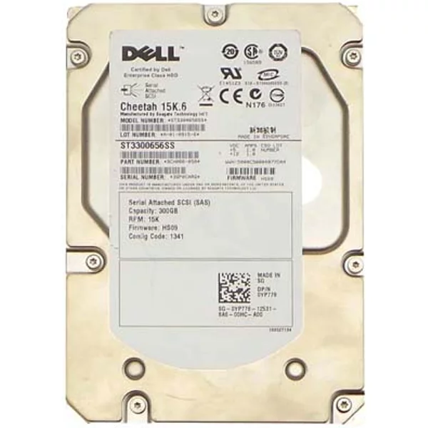 Seagate ST3300656SS | Cheetah 15K.6 Series 300GB 15000RPM SAS 3Gb/S 16MB Cache (Ce) 3.5-Inch Hard Drive-image