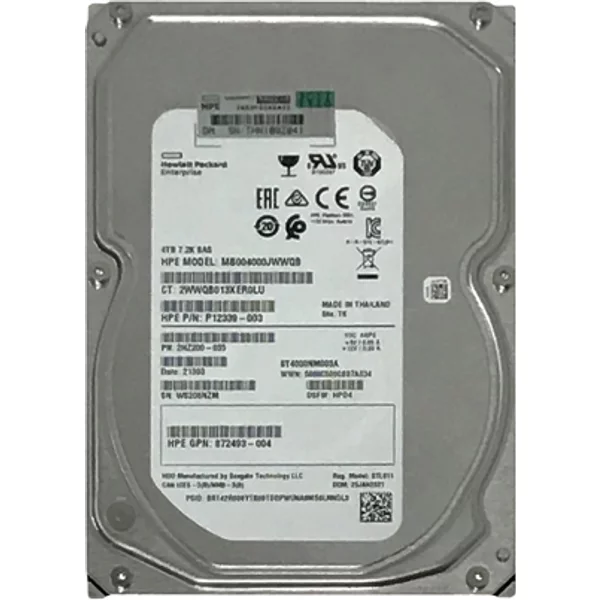 HP P12339-003 | 4TB 7200RPM SAS 12Gb/S 3.5-Inch Hard Drive-image
