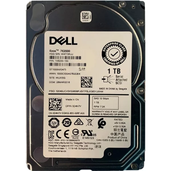 Seagate ST1000NX0473 | Enterprise 1TB 7200RPM SAS 12Gb/S 128MB Cache (SED-ISE) 2.5-Inch Hard Drive-image