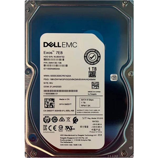 Seagate ST1000NM004A | 1TB 7200RPM Sata 6Gb/S 128MB Cache 3.5-Inch Hard Drive-image