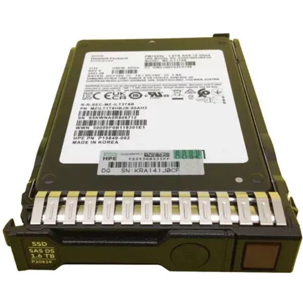 Hp P20839-001 | 1.6TB Sas 12Gb/S Mixed Use 2.5-Inch Solid State Drive-image