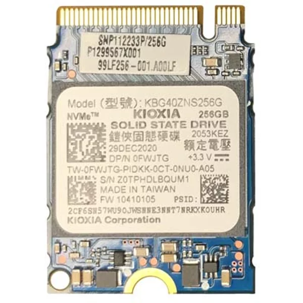 Dell SNP112233P/256G | 256GB PCI Express 3.0 x4 NVMe M.2 2230 Solid State Drive for Desktop and Notebooks